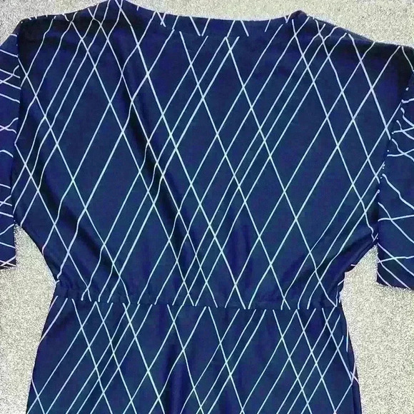 Vintage 1980s long sleeve midi dress  Size med - Picture 6 of 6